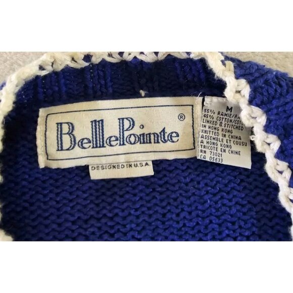 Longaberger Womens Vintage Cardigan Sweater Size Medium Rare Collectible Baskets - Picture 5 of 6